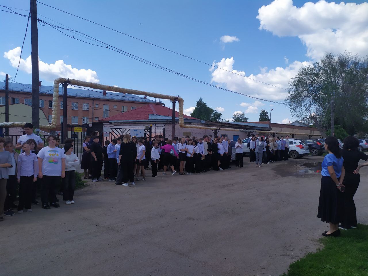 Тренировка пожарной эвакуации.