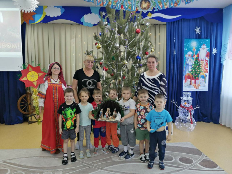 Рождественский праздник в дошкольном структурном подразделении детский сад &quot;Звезда&quot;.